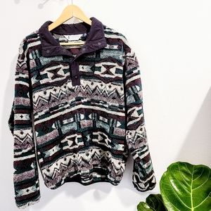 Columbia Fleece Pullover - Aztec Pattern